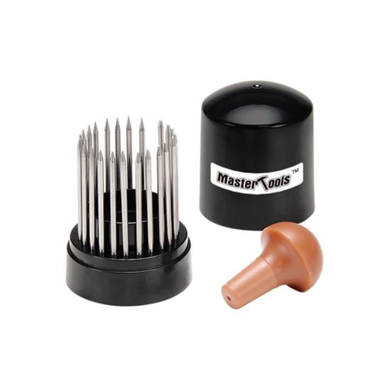 Master Tools HG Micro Rivet Punch (23pc)0.25mm-1.35mm