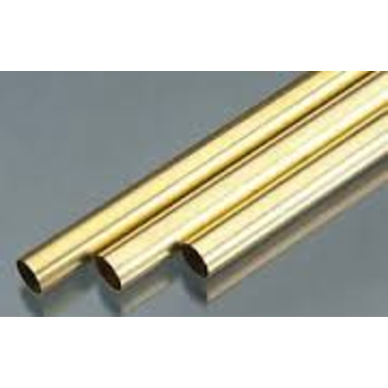 KS Metals Brass Tube 12Mm Odx.45Mm Wall-3Pcs
