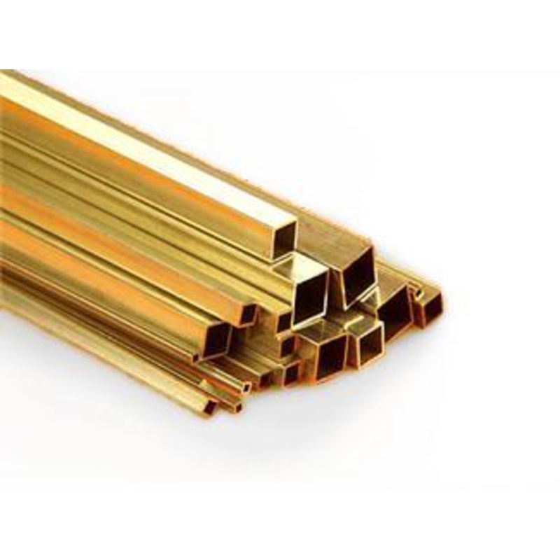 KS Metals Square Brass Tube 5Mm X 5Mm X300Mm 2Pc