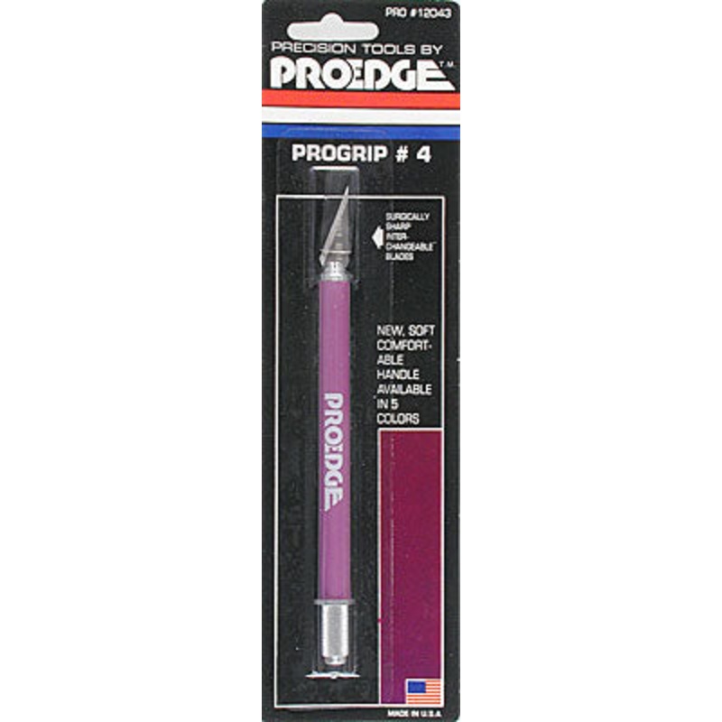 Proedge #4 Purple Progrip Knife W-Cap