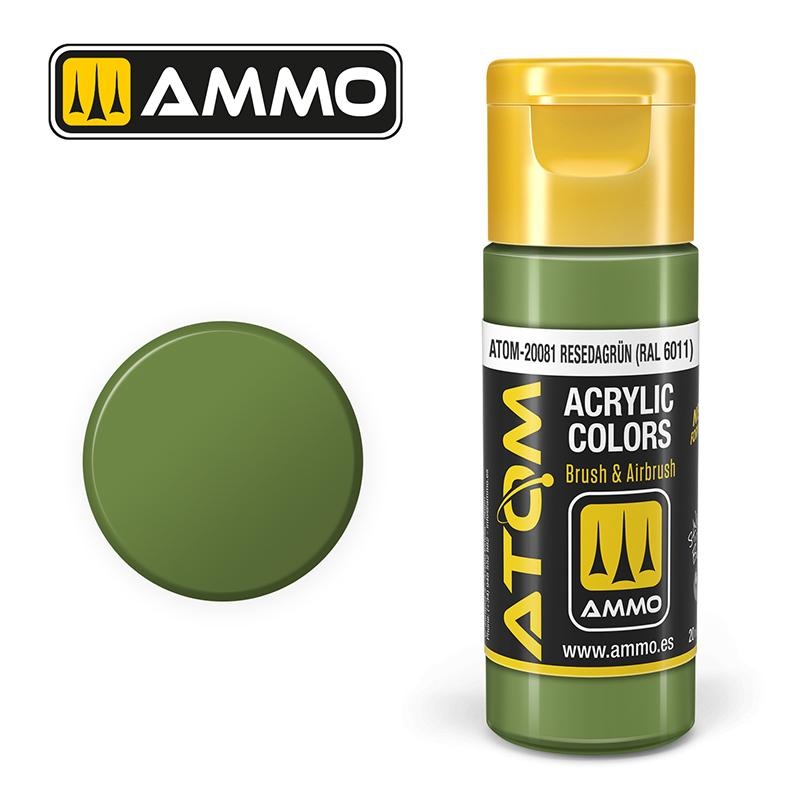 ATOM COLOR Resedagrn RAL 6011