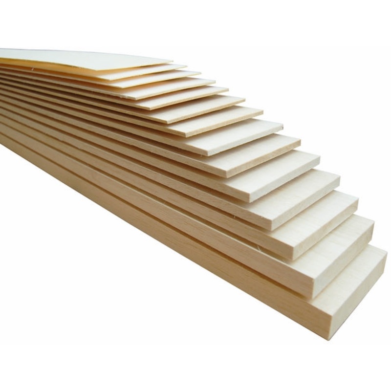 Balsawood Balsa Sheet 915X100X08.0Mm