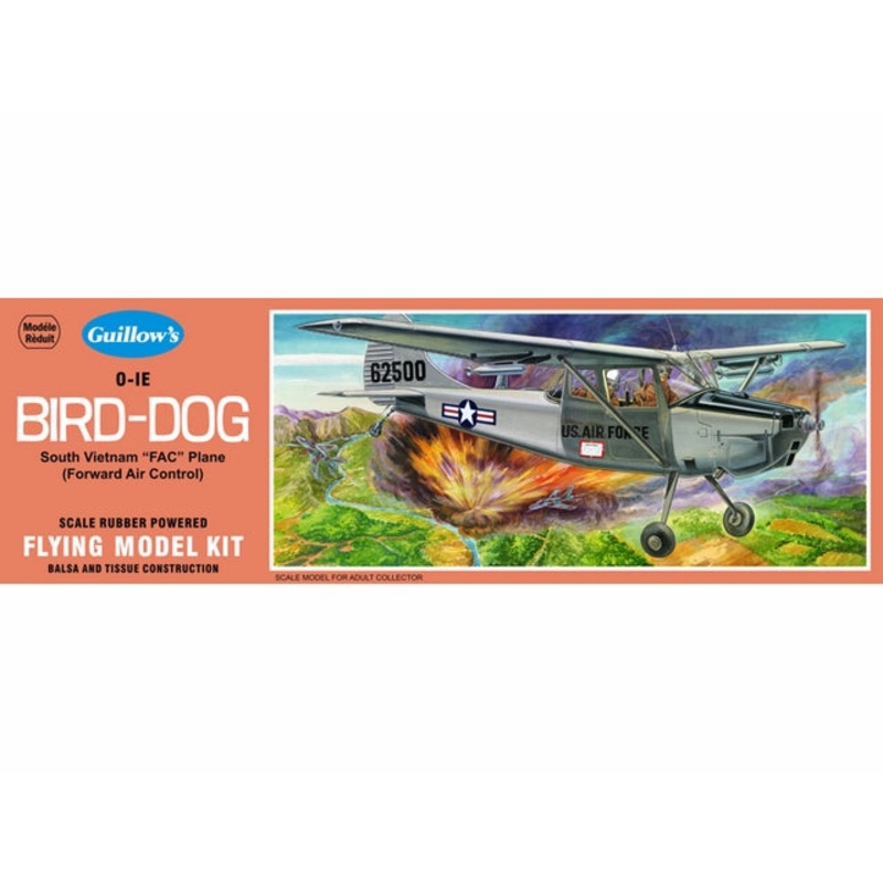 Guillows Cessna Bird Dog Easy Build Balsa Model Kit, 415mm WS