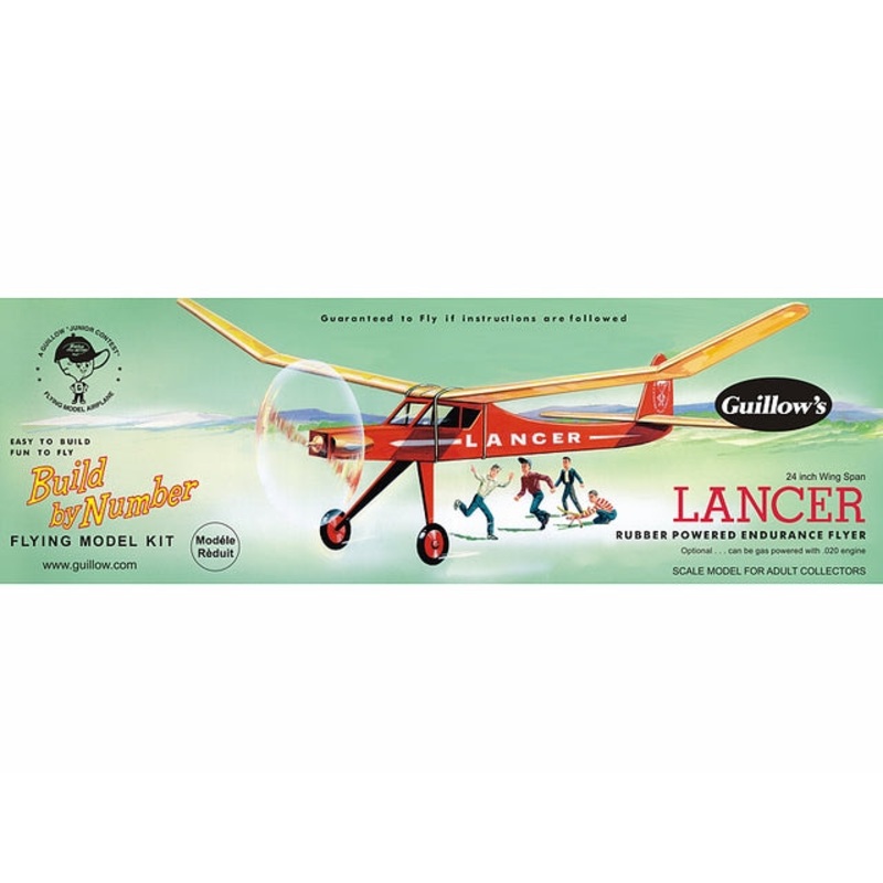 Guillows Lancer 609mm WS Balsa Model Kit