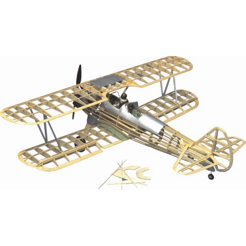 Guillows Stearman Pt-17 Detailed Balsa Model Kit, 711mm WS