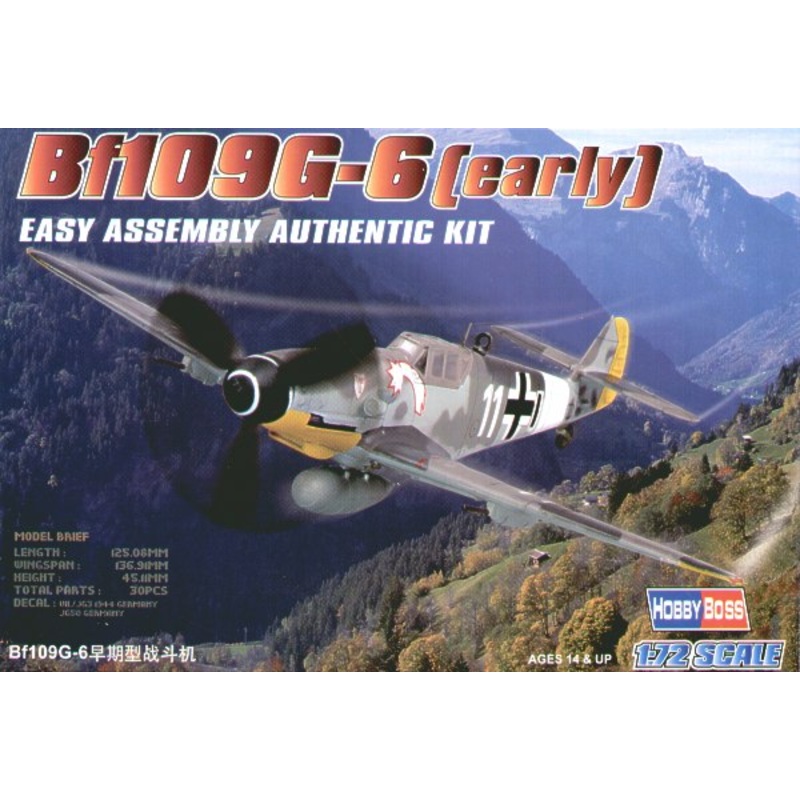 Hobbyboss 1:72 Bf109 G-6 (Early)
