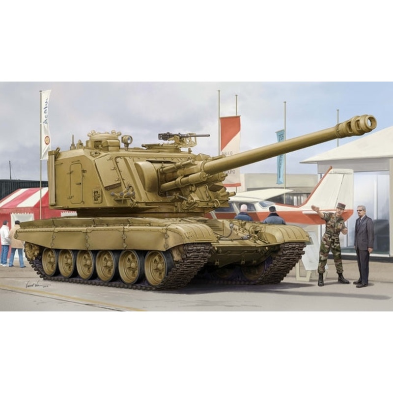 Hobbyboss 1:35 Gct 155Mm Au-F1 SPH Basedon T-72 Tank