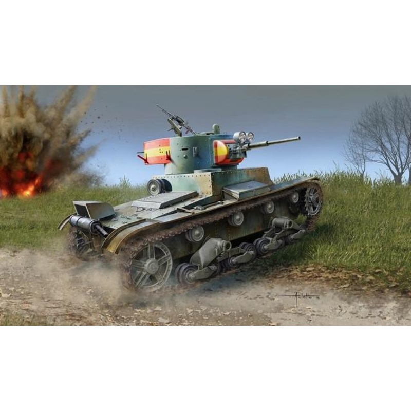 Hobbyboss 1:35 Soviet T-26 Light Infantry Tank Mod. 1936/1937