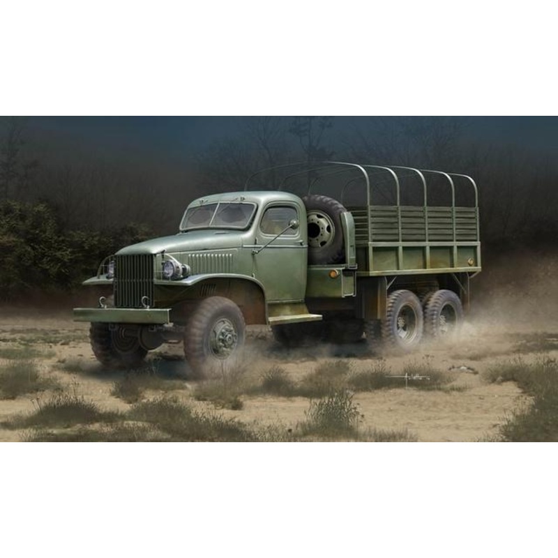 Hobbyboss 1:35 Us Gmc Cckw-352 Steel Cargo Truck
