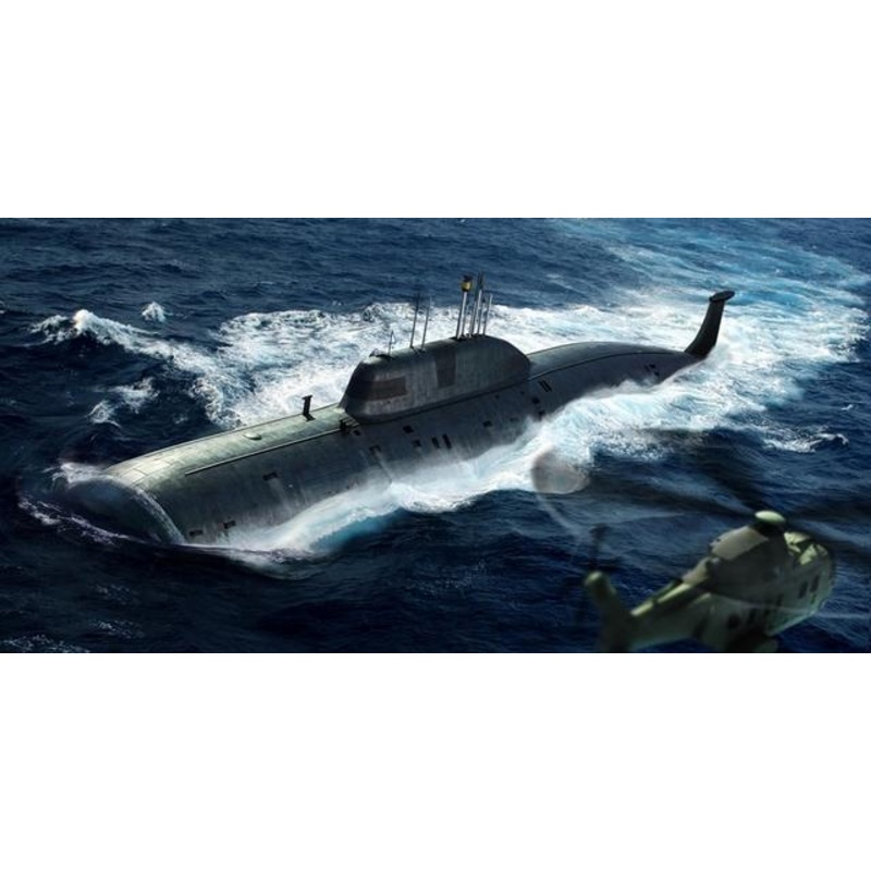 Hobbyboss 1:350 Russian Navy SSN Akula Class Attack Submarine