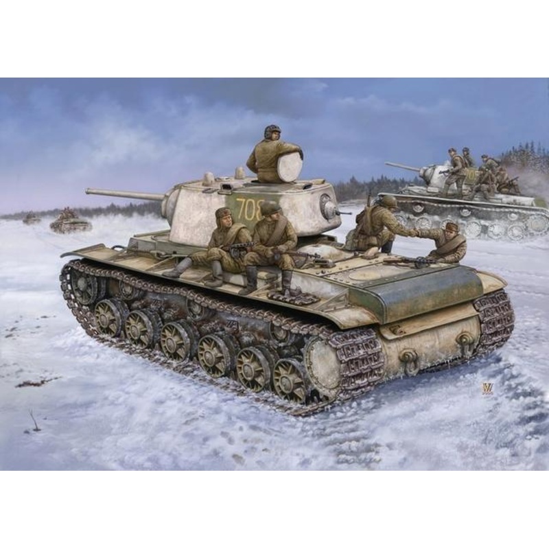 Hobbyboss 1:48 Kv-1 1942 Heavy Cast Turret Tank