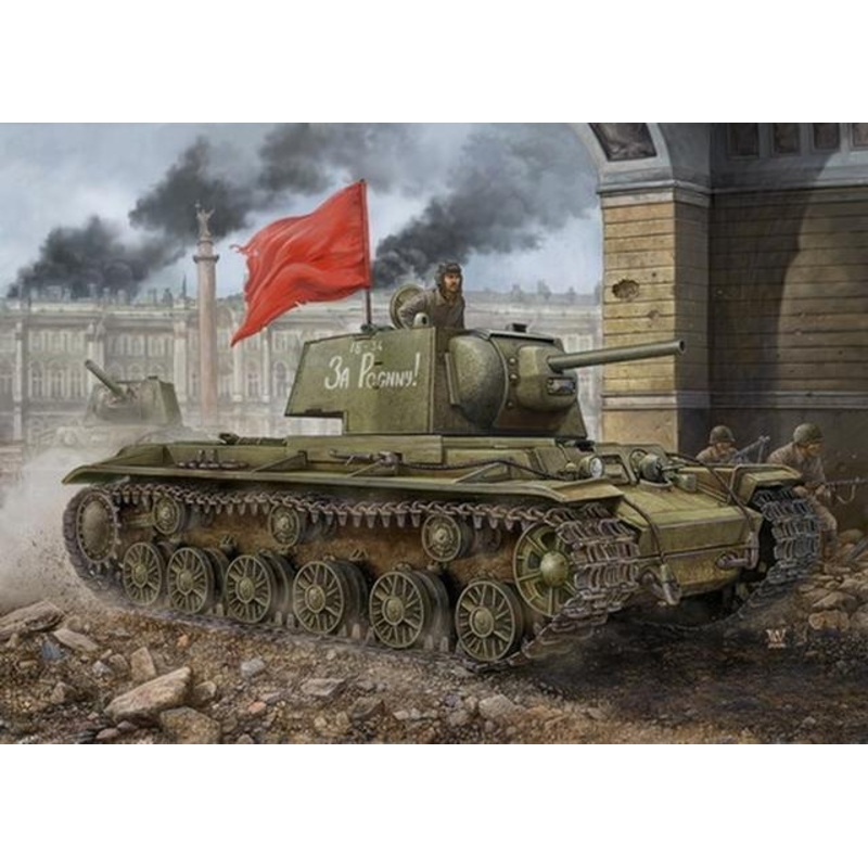 Hobbyboss 1:48 Russian Kv-1 1942 Simplified Turret Tank
