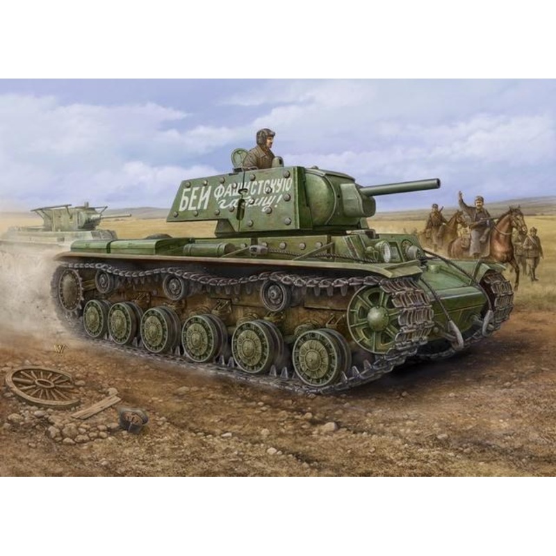 Hobbyboss 1:48 Russian Kv -1’S EhkranamiTank