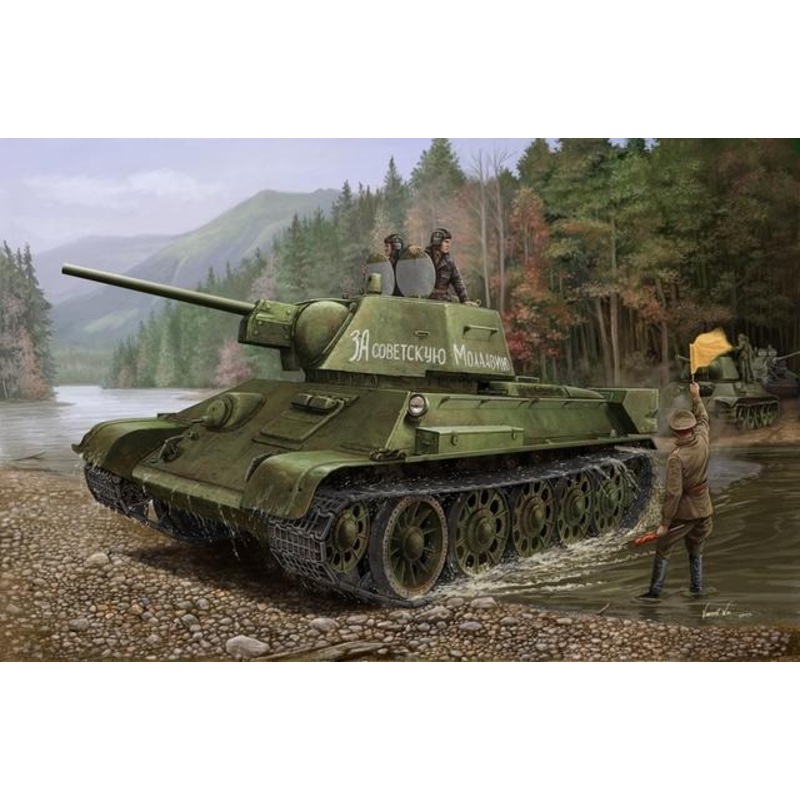 Hobbyboss 1:48 Russian T-34/76 1943 no112 Tank