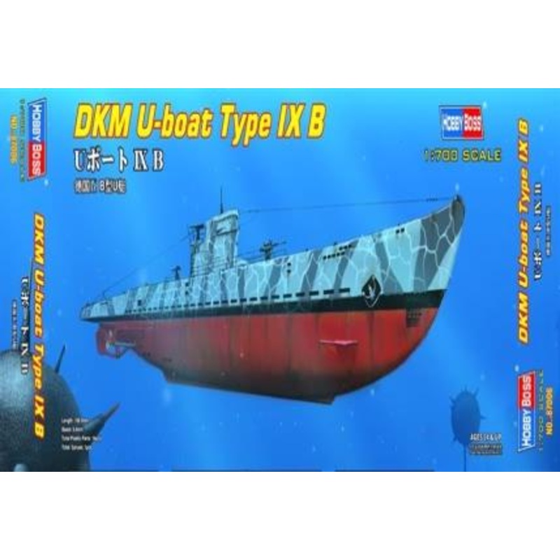 Hobbyboss 1:700 Dkm U-Boat Type IXB