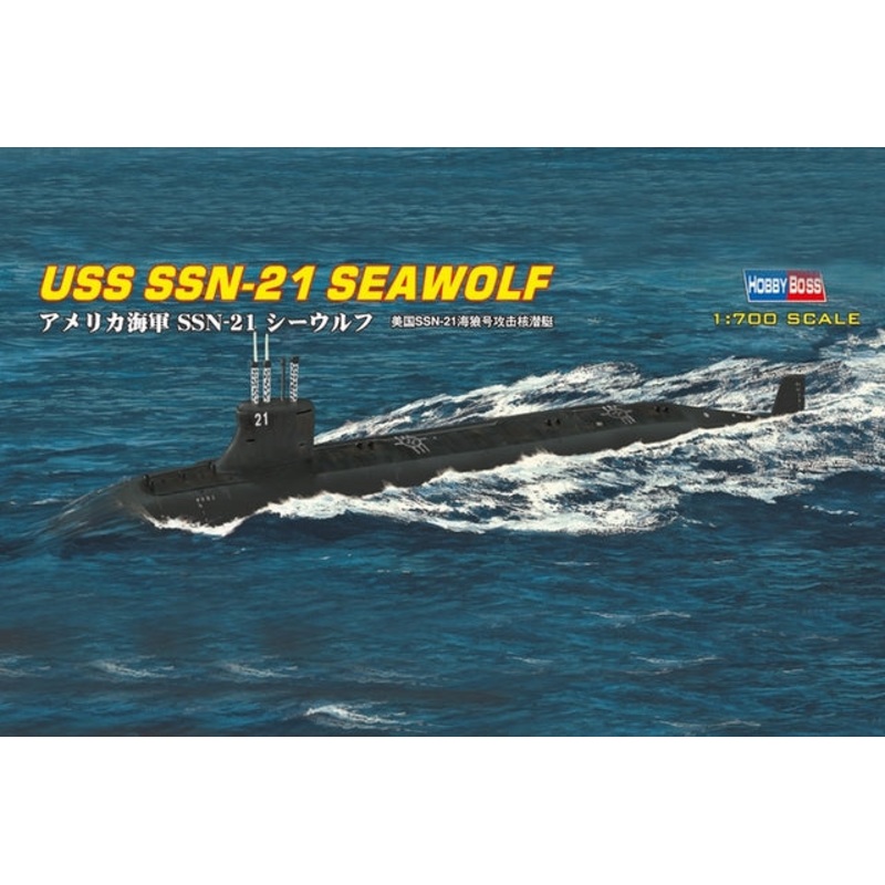 Hobbyboss 1:700 Uss Ssn-21 Seawolf Attack Submarine