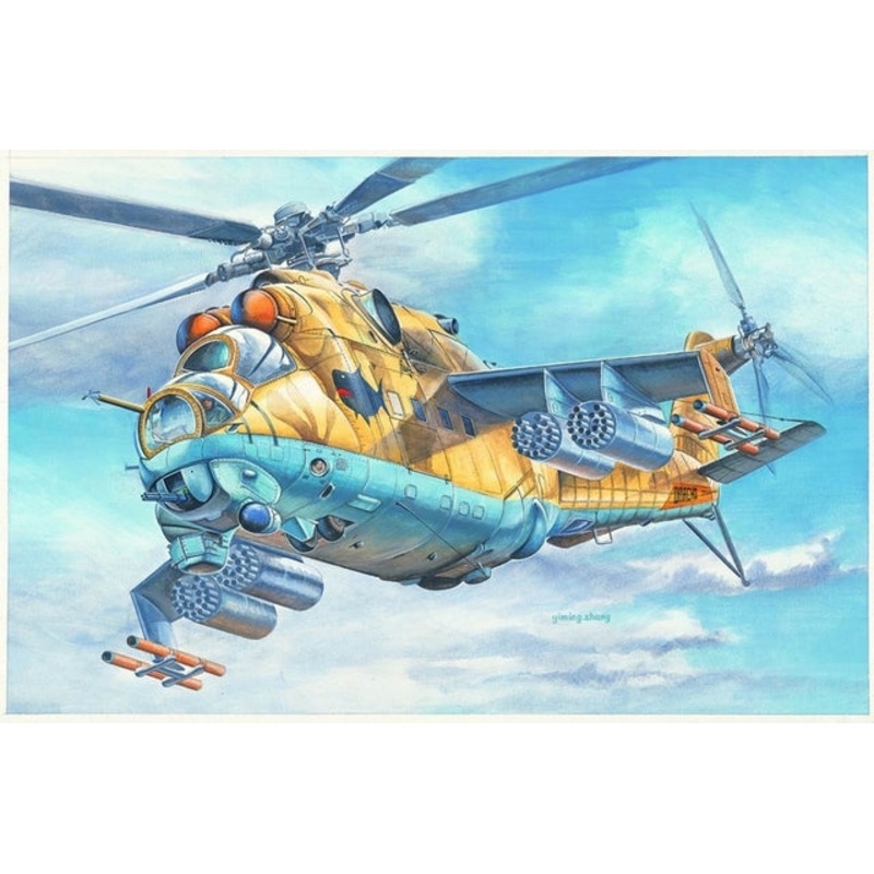 Hobbyboss 1:72 Mi-24V Hind-E Helicopter