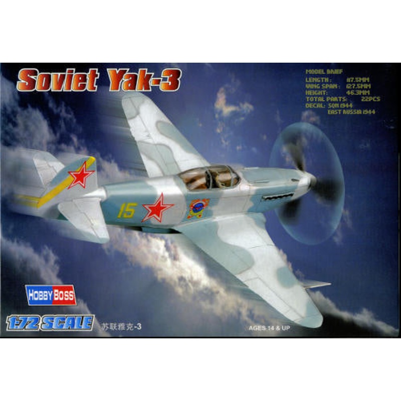 Hobbyboss 1:72 Yak-3