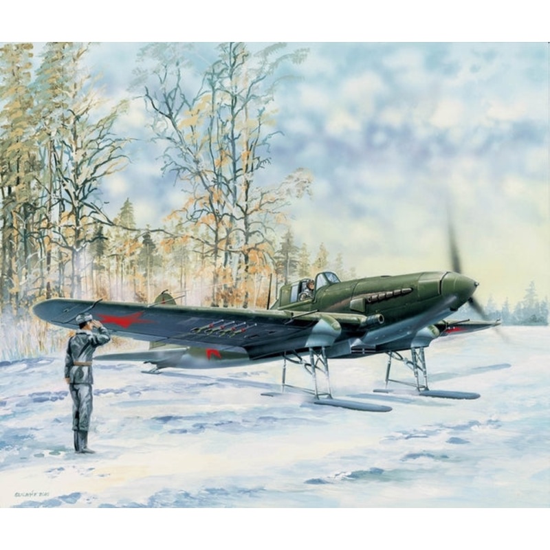 Hobbyboss 1:32 Il-2 Sturmovik Aircraft on Skis