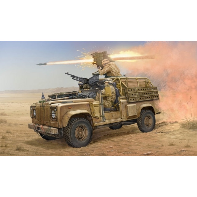 Hobbyboss 1:35 Land Rover WMIK with Milan ATGM