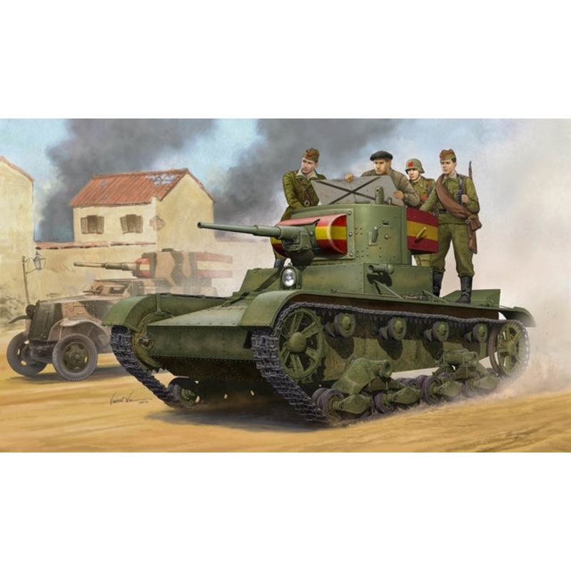 Hobbyboss 1:35 Soviet T-26 Light Infantry Tank Mod. 1935