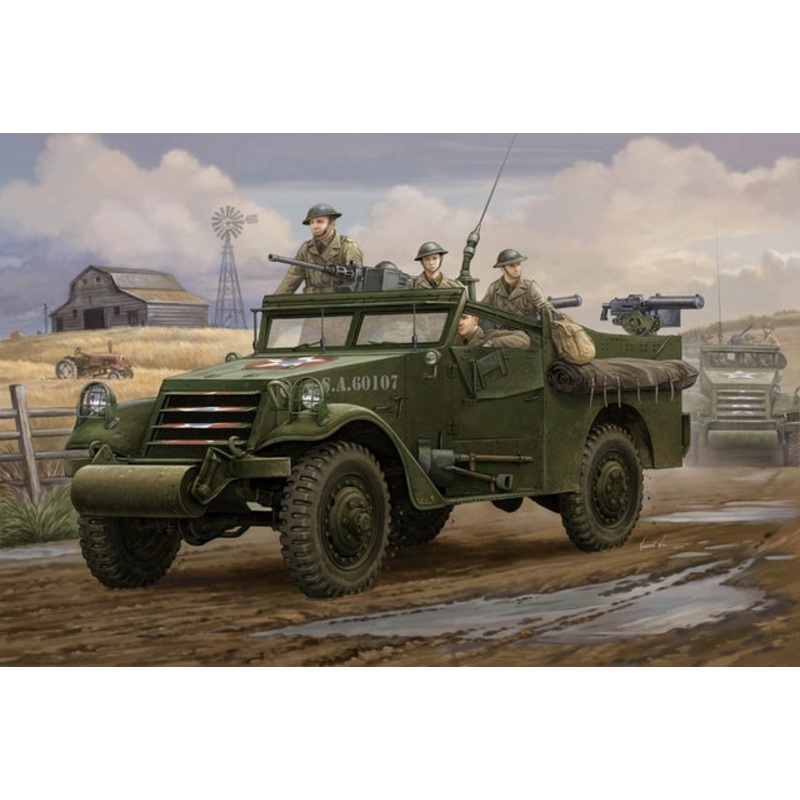 Hobbyboss 1:35 U.S. M3A1 White Scout CarEarly Production