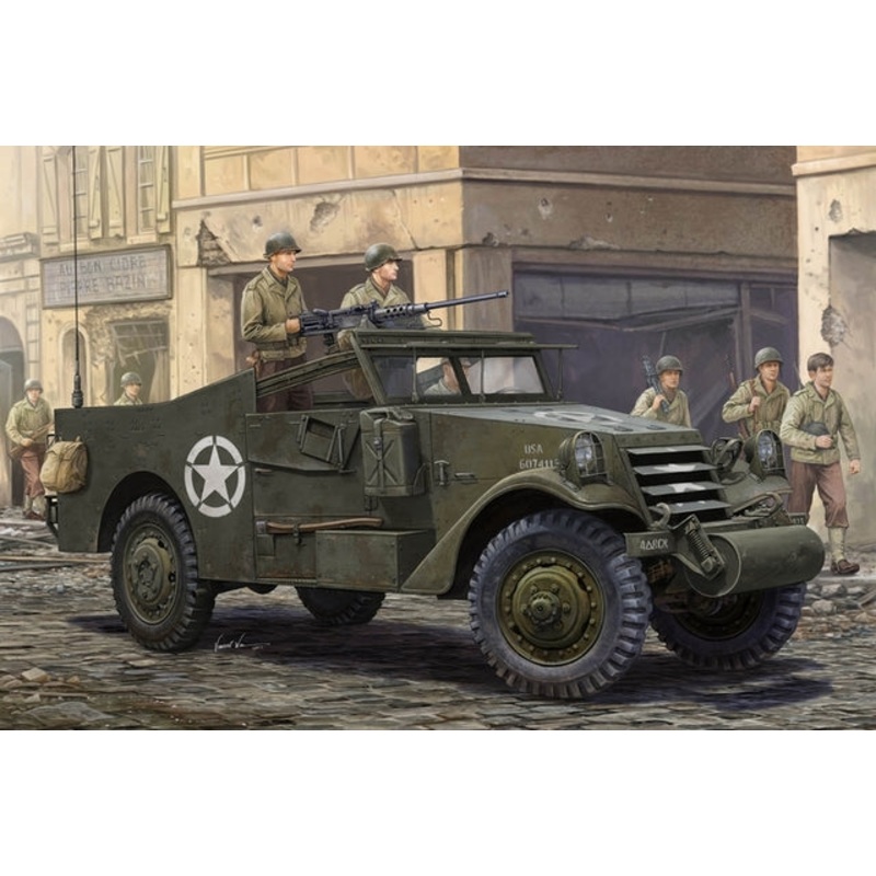 Hobbyboss 1:35 U.S. M3A1 White Scout CarLate Production
