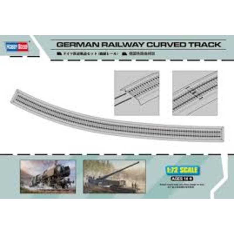 Hobbyboss 1:72 German Railway Curved Track