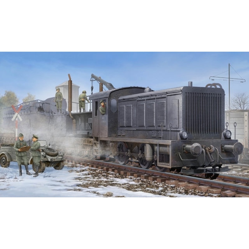 Hobbyboss 1:72 German Wr360 C12 Locomotive