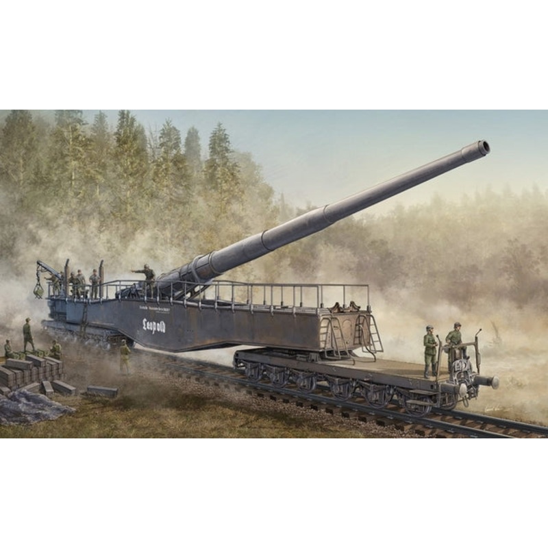 Hobbyboss 1:72 Gmn 280Mm K5(E) RailwayGun Leopold