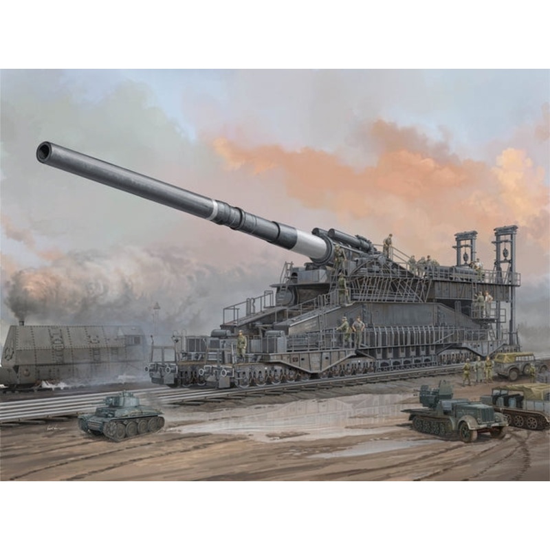 Hobbyboss 1:72 Gmn 80Cm K(E) Railway GunDora