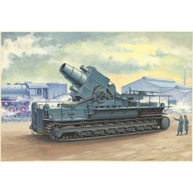 Hobbyboss 1:72 Morser Karl- Geraet 040