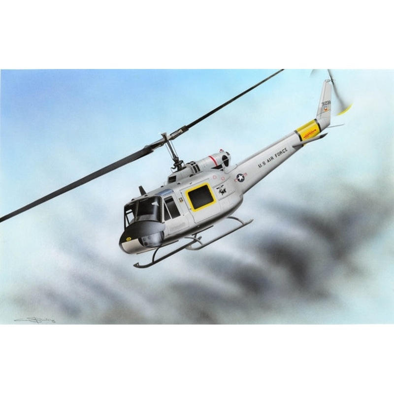 Hobbyboss 1:72 Uh-1F Huey Helicopter