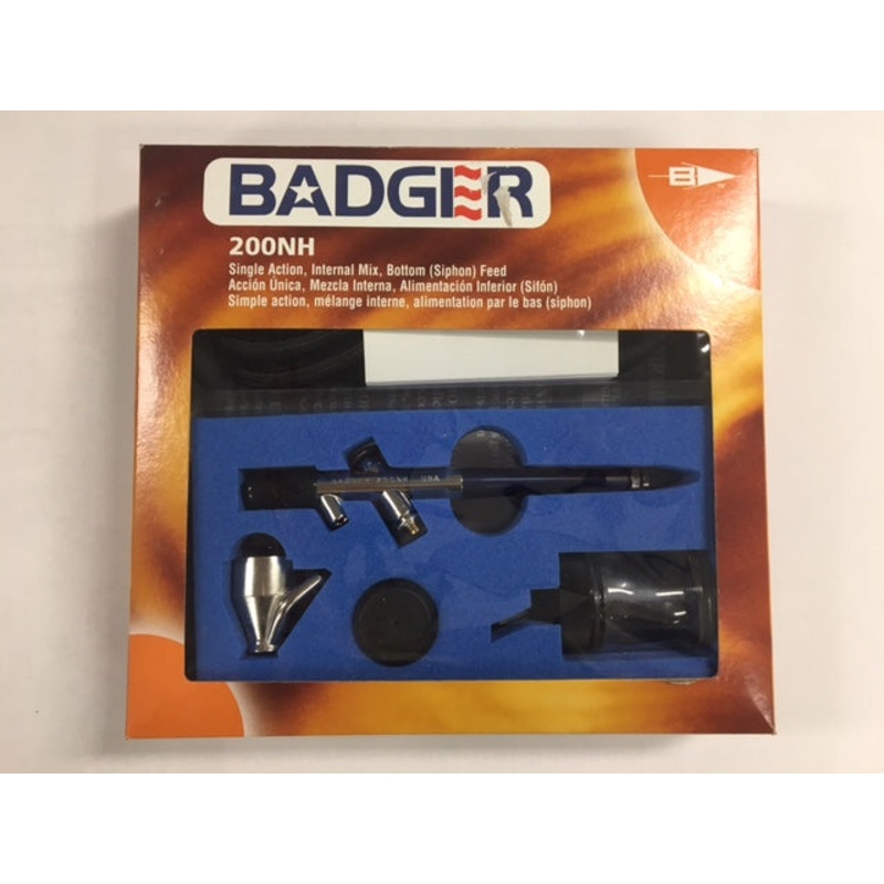 Badger 200Nh Airbrush Set Hose Jar & JarAdaptr