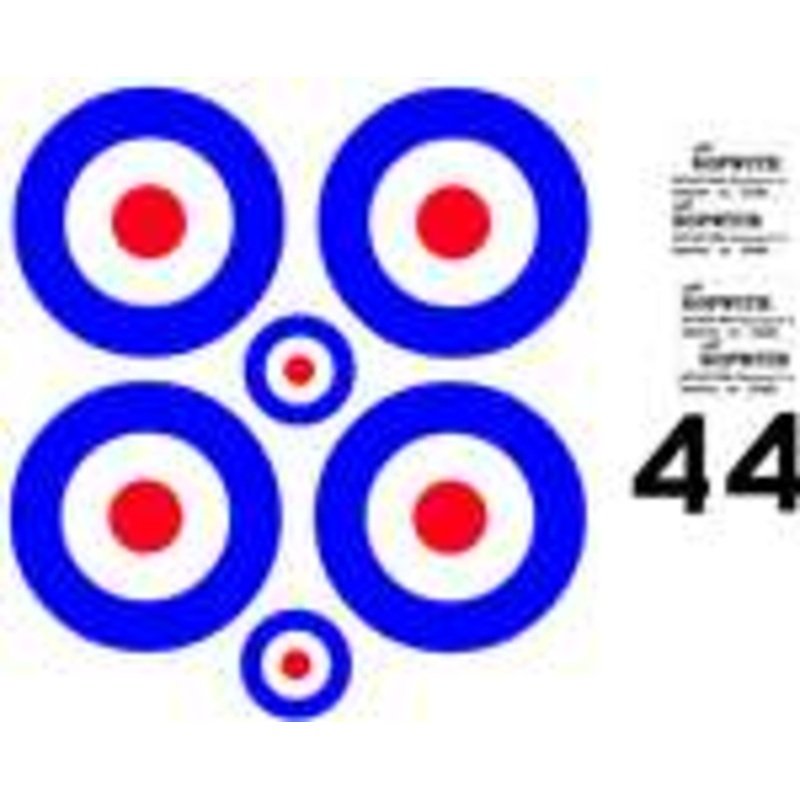 Balsa Usa Decal Set 1/6 Sopwith Pup Roundel