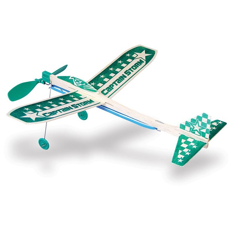 Guillows Superhero Captain Storm RubberBand Powered Glider
