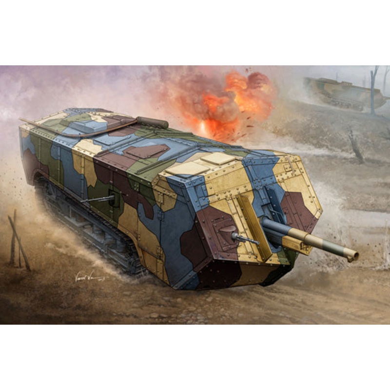 Hobbyboss 1:35 French St-Chamond Heavy Tank..Medium