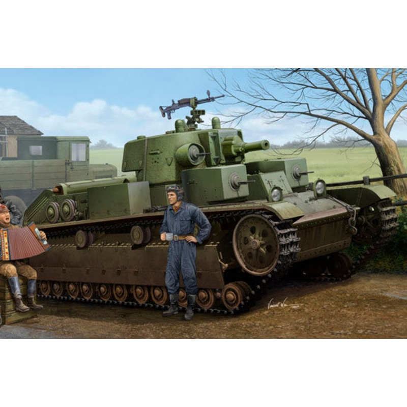 Hobbyboss 1:35 Soviet T-28 Medium Tank Cone Turret