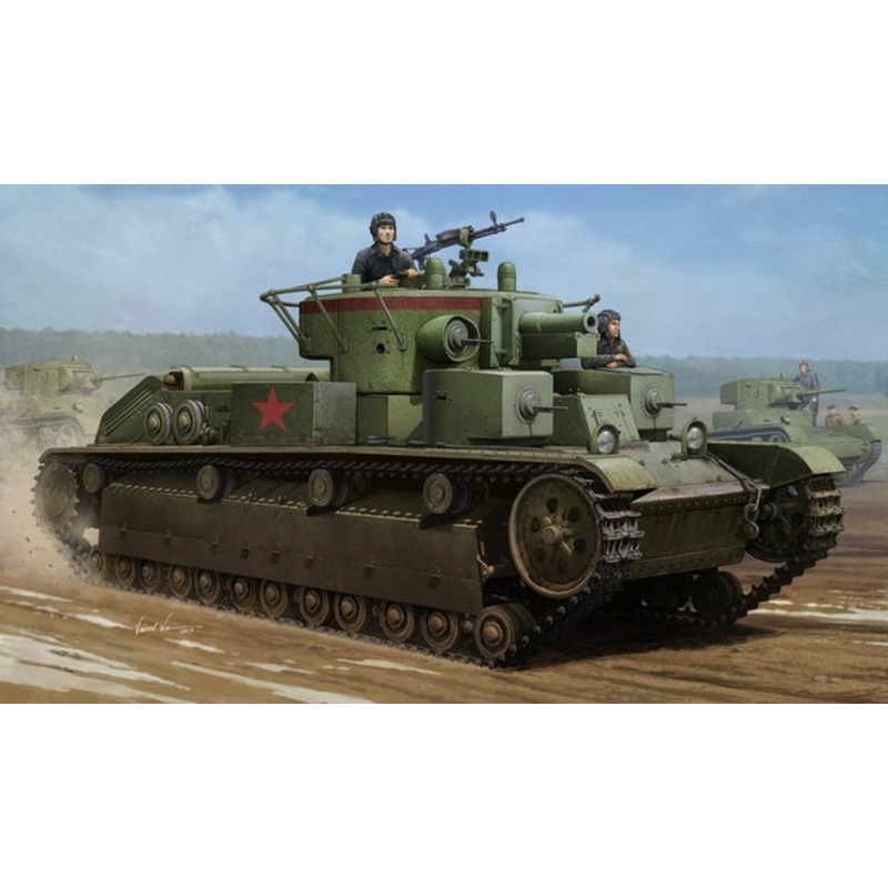 Hobbyboss 1:35 Soviet T-28 Medium Tank (Welded )