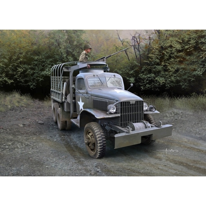 Hobbyboss 1:35 Us Gmc Cckw-352 Machine Gun Turret Version