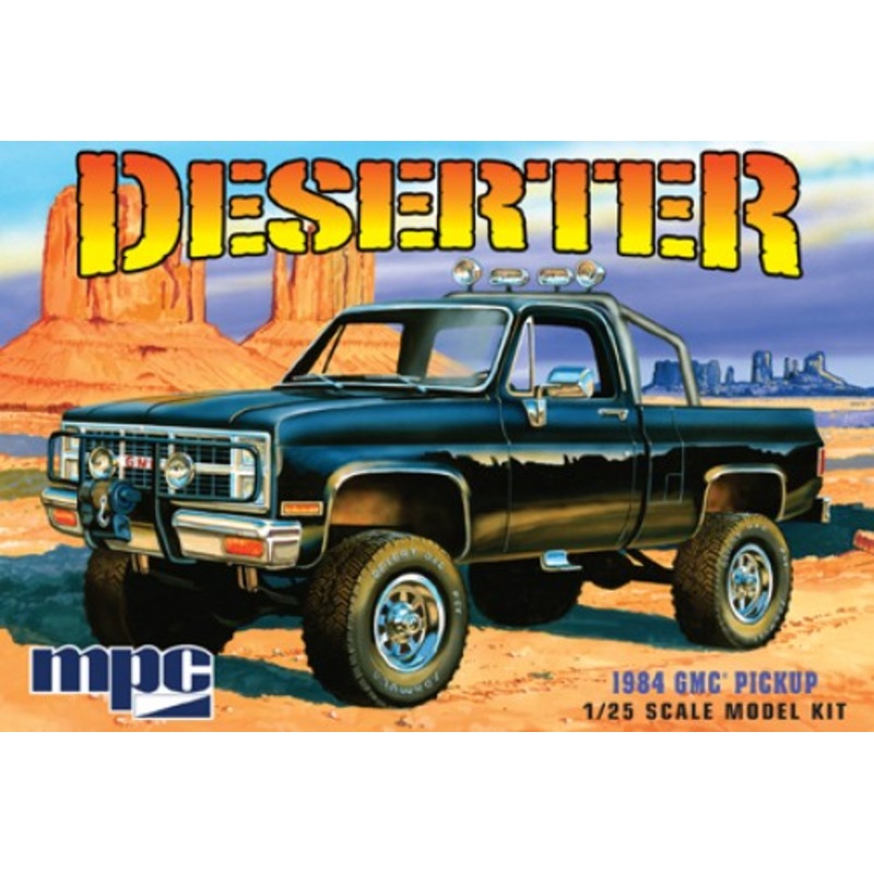 MPC 1:25 1984 Gmc Pickup White
