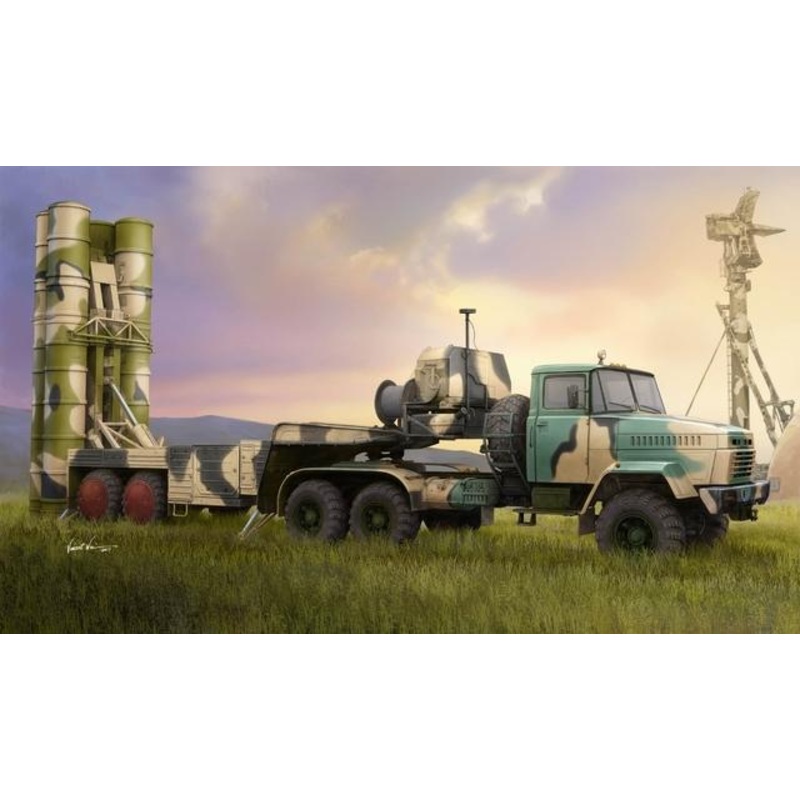 Hobbyboss 1:35 Russian Kraz-260B TractorW/5P85 Tel S-300PMU