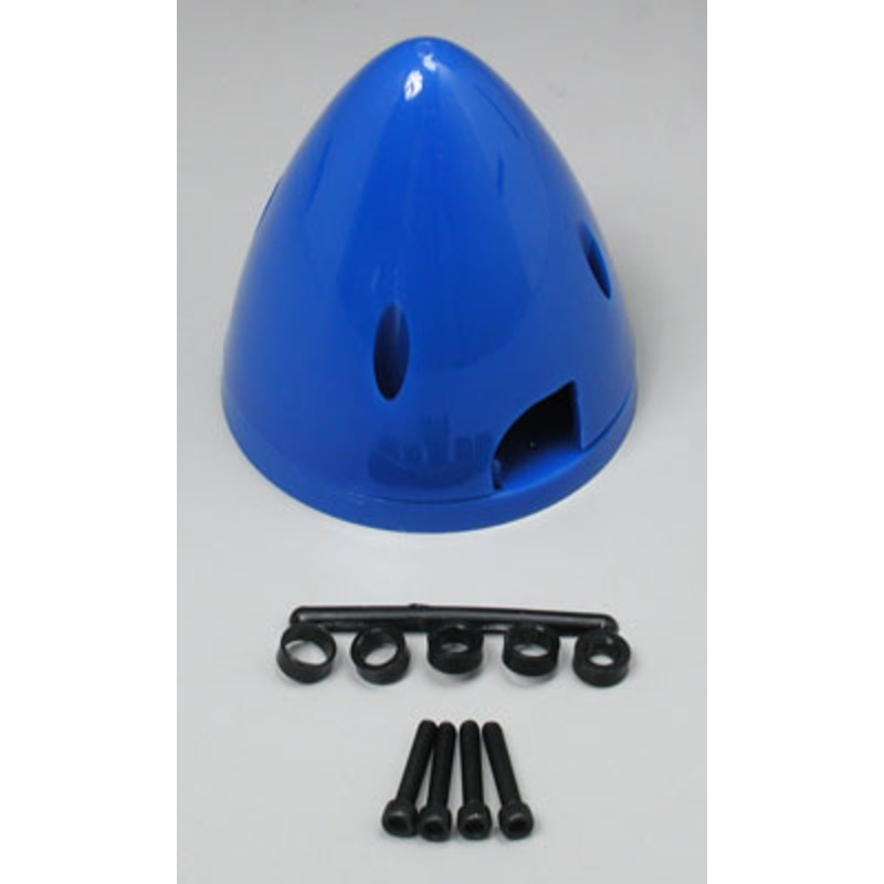 Dubro Spinner Plastic 3 Inch Blue*