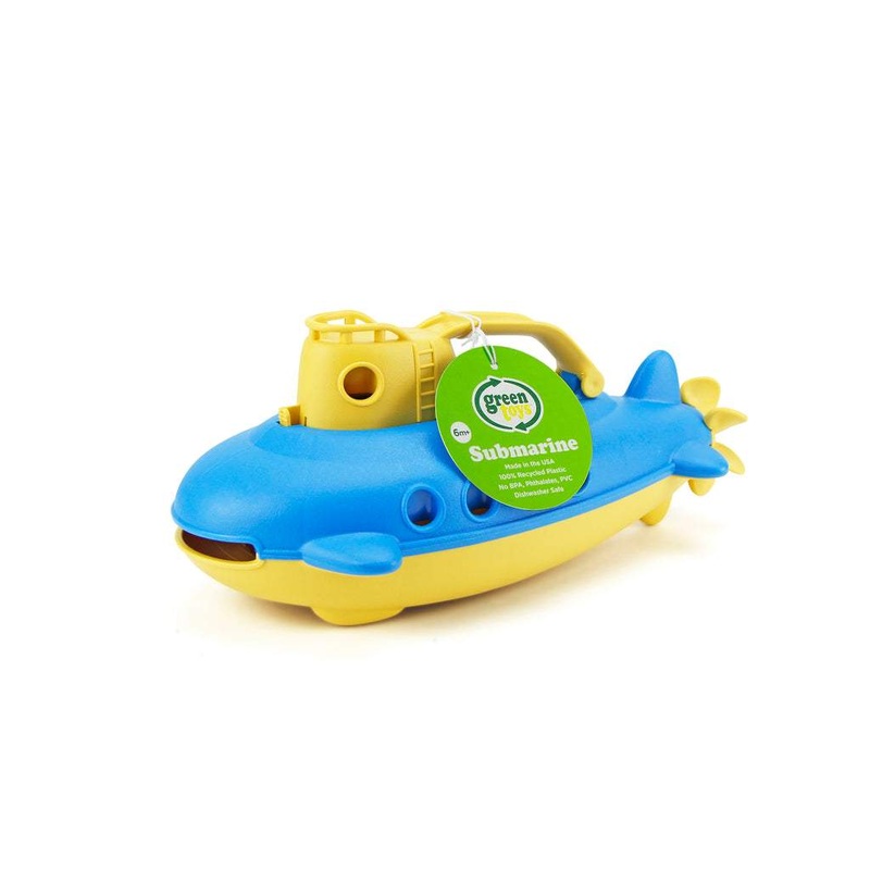 Green Toys Submarine Yellow Cabin