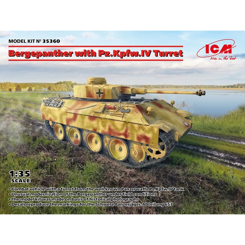 ICM 1:35 Bergepanther with Pz.Kpfe.IV Turret