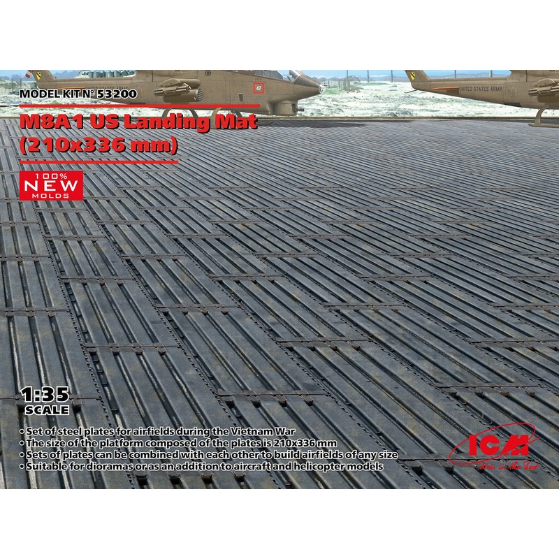 ICM 1:35 M8A1 US Landing Mat (210x336mm)