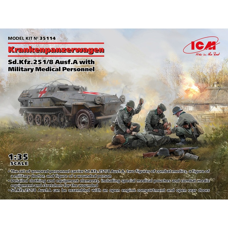 ICM 1:35 Sd.Kfz.251/8 Ausf.A