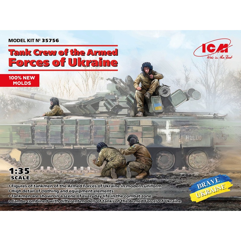 ICM 1:35 Ukraine Tank Crew