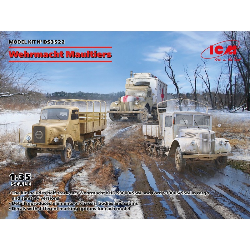 ICM 1:35 Wehrmacht Maultiers