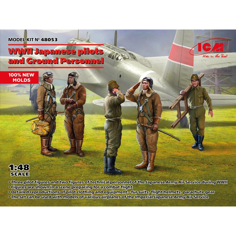 ICM 1:48 Japanese Pilots and Ground Crew